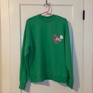 Pangaia x Future Nostalgia Dua Lipa Tour Crewneck Sweatshirt Size Medium NWOT